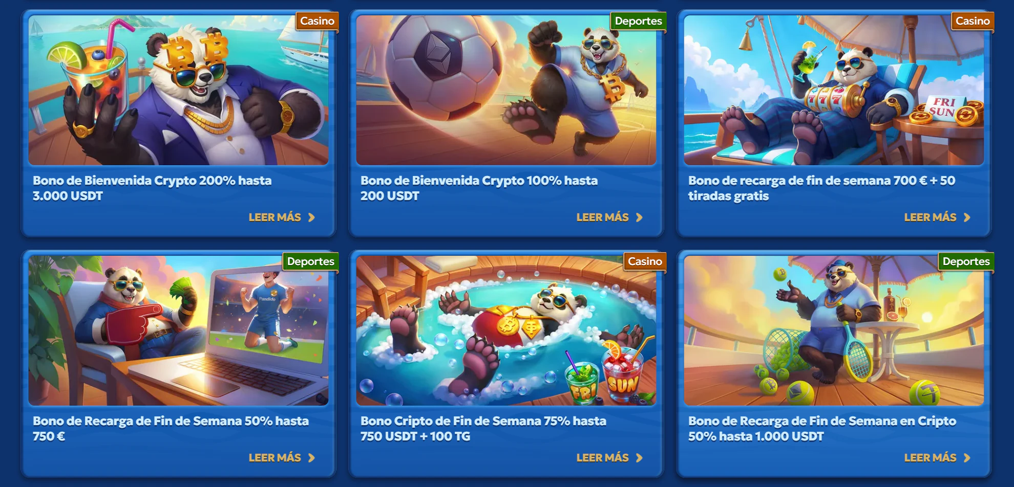 Pandido Casino: promociones cada semana